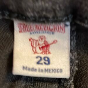 True Religion black men’s size 29 skinny jeans
